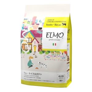 【正規代理店】【成犬用】ELMO アダルト ラム・ライス＆ポテト 3kg (アクティブスキン) エル...