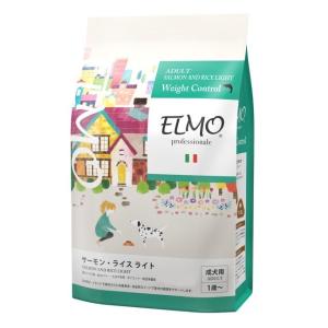 【成犬用】ELMO アダルト サーモン＆ライス ライト3kg 低カロリー 低脂肪 健康的なダイエット...