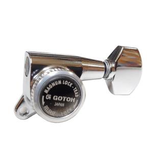 GOTOH ロック式ギターペグ SG381MG-T-07 L6 クローム｜cocosoundweb