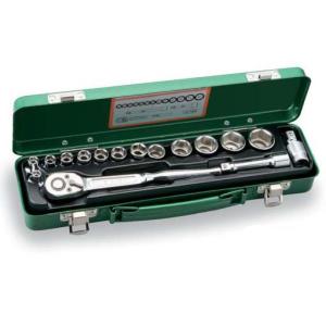 トネ(TONE) ソケットレンチセット CX3172BK 差込角9.5mm(3/8