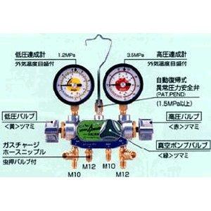 デンゲン:マニホールド CP-MG313N-DX ゲージ3バルブ方式[カーエアコン修理機器] CP-...