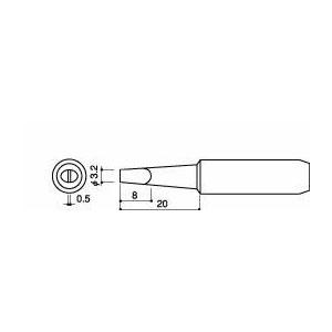 HAKKO(白光): ハッコー 900こて先 900L-T-3.2D