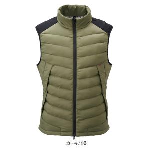 (あすつく) アタックベース:ヒートベストハイブリッド カーキ3L 70000 ヒートベスト あったかベスト ナノチューブ 冬の寒さ対策 即暖・即熱