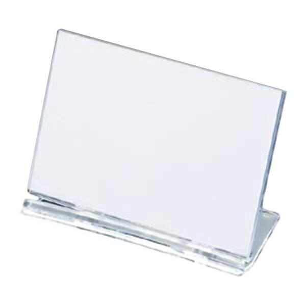 クラウン UCカード立 角型 透明 外寸：幅80×高55mm CR-UC2-T