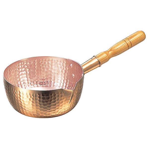 丸新銅器:銅　打出　片口雪平鍋（内面錫引無）21cm 1274940