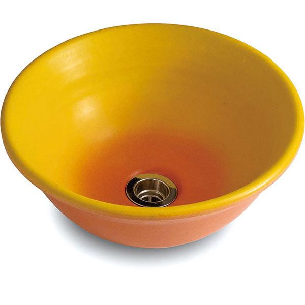 重蔵窯:MEBIUSU 四季 手洗い鉢 mebi112-305夏の 信楽焼 手洗い 洗面 焼き物 m...