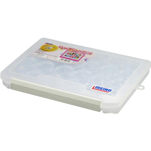 【あすつく】MEIHO ラウンドフラット 24P クリア S