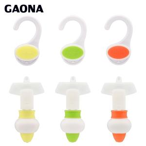 (あすつく) ガオナ(GAONA):ガオナ 詰め替え用パックがそのまま使える ミニホルダーとポンプ3色セット GA-FP013 シャンプー リンス
