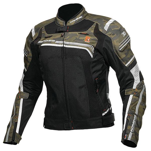 KOMINE(コミネ):JK-130 Rスペックメッシュジャケット Camo/Black S 07-...