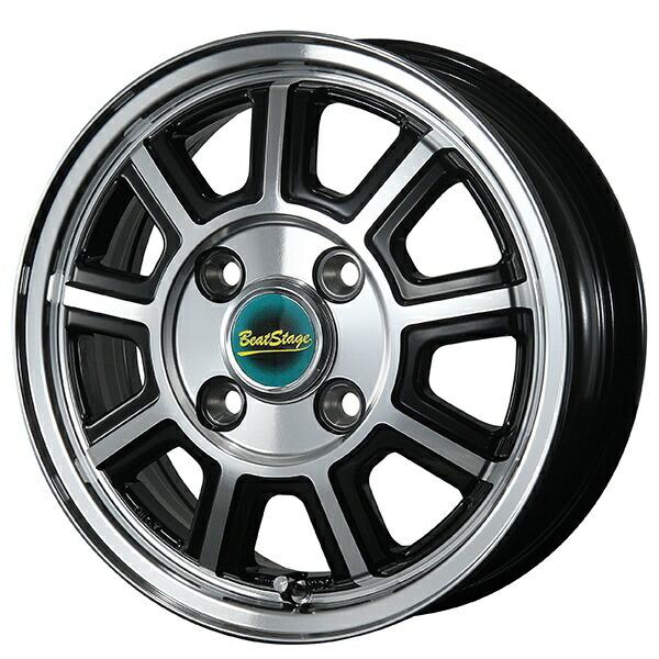 BLEST(ブレスト):ビートステージ  12400 100 4H +43 ブラックポリッシュ KS...