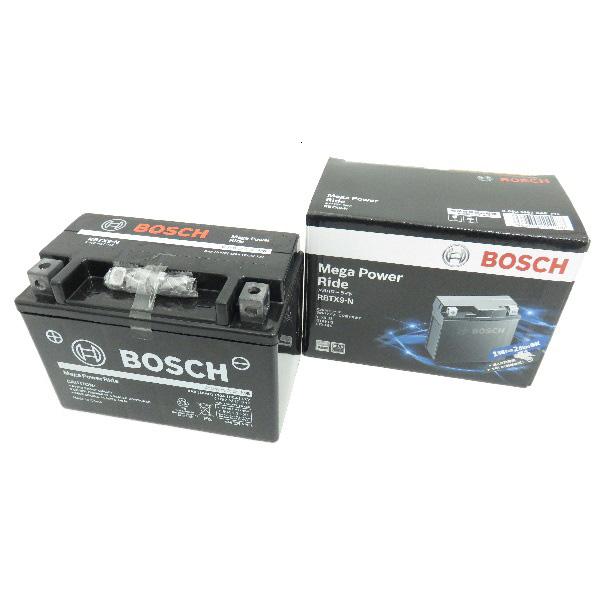 BOSCH(ボッシュ):二輪車用バッテリー 液入り充電済み  RBTX9-N