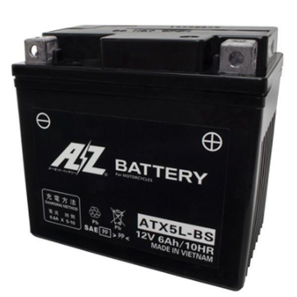AZ（エーゼット） ATX5L-BS モーターサイクル用　鉛バッテリー　液入り充電済み ATX5L-...