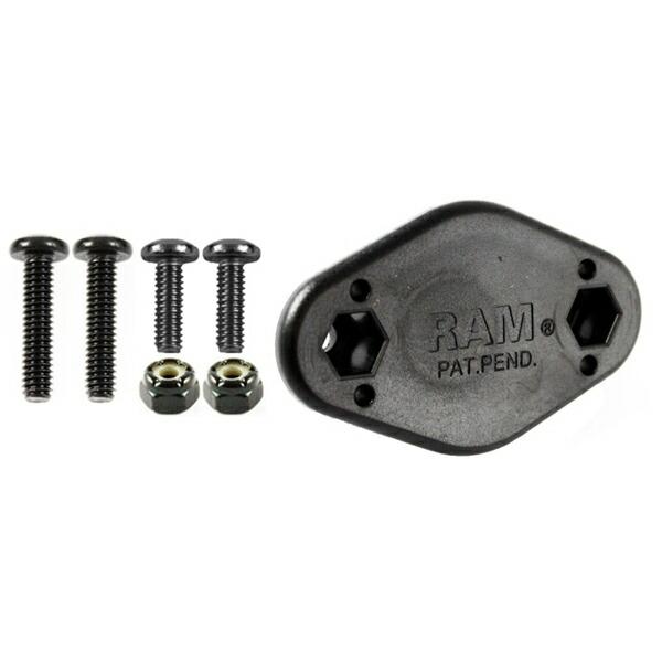 PLOT（プロト） ラムマウント マウント部 イージーマウントクイックリリース 雄タイプ ブラック ...