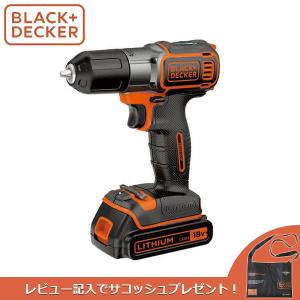 BLACK&DECKER(ブラックアンドデッカー):18V オートマチック・ドリルドライバー バッテリー2個付き AUTO01K2JP ドリル｜cocoterrace