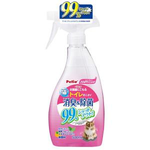 ペティオ:ハッピークリーン 猫トイレのニオイ 消臭&amp;除菌 500ml W23844 猫用 消臭 除菌 スプレー 快適用品 トイレ用品 無香料