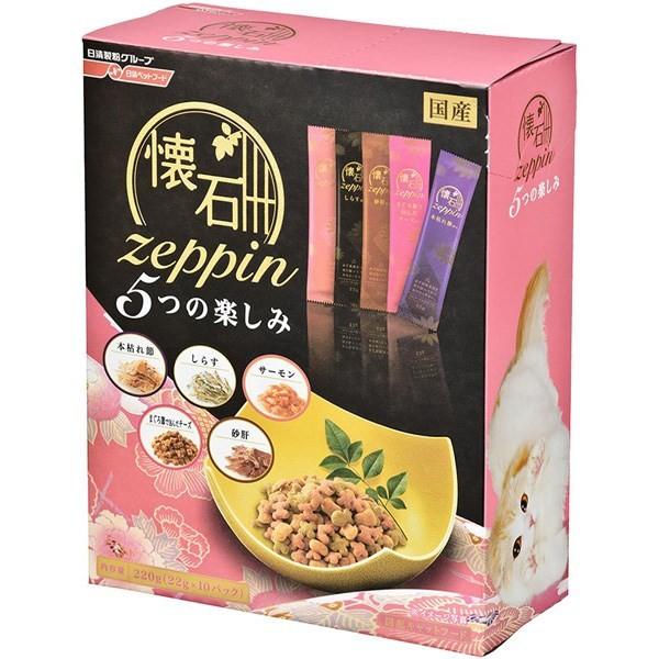 日清ペットフード:懐石zeppin 5つの楽しみ 220g (22g×10袋入) ドライ 総合栄養食...