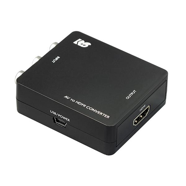 ラトックシステム:コンポジット to HDMIコンバーター RS-AV2HD1 コンポジット アップ...