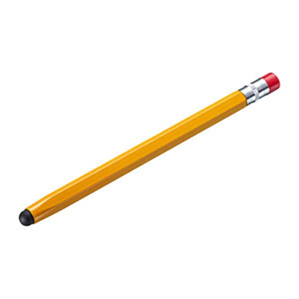 サンワサプライ:シリコンゴムタッチペン（オレンジ・鉛筆型） PDA-PEN53D