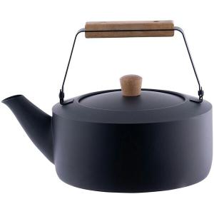 () ミヤコ:茶き くろいろケトル2.0L クロ CHA-12 キッチン