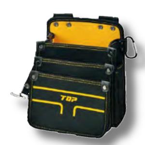 TOP(トップ):電工用腰袋3段タイプ中 TPD-301M 工具のこだわりから生まれた厳選腰袋シリーズ