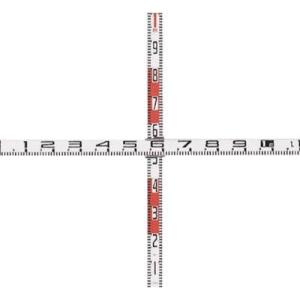 マイゾックス:検測ロッド(クロス標尺) K-160 オレンジブック 2468263