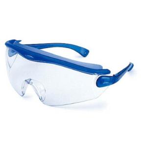 山本光学:一眼型セーフティグラス レンズ色クリア テンプルカラーブルー JIS規格品 SN-730BL 一眼型保護メガネ｜cocoterrace