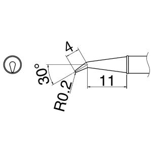 HAKKO(白光): こて先/J02 400℃ T31-02J02｜cocoterracemore