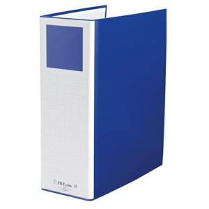 アケボノクラウン:間伐材シリーズ パイプファイル A4判タテ型 両開き ブルー  K-100B