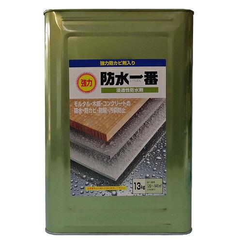 (あすつく) 日本特殊塗料:強力防水一番 13kg クリヤー 4935185016330 防水 防カ...