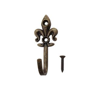 ハイロジック:スタイリッシュ シンプルフック ゴールド 58631 インテリア アンティーク フック