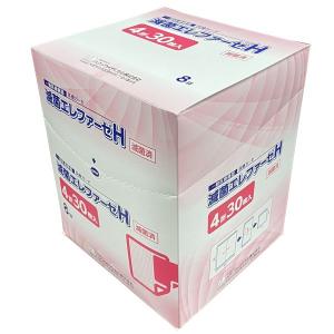 ハクゾウメディカル:滅菌エレファーゼH 4折 30枚×8袋 2330430 ガーゼ マスク ケガ 治療 ウイルス 対策 ハクゾウ 4折 感染症予防｜イチネンネットmore