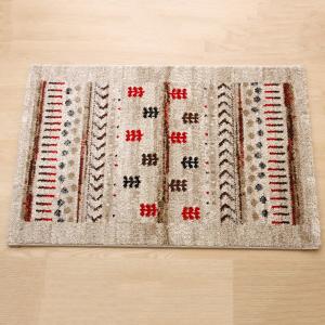 イケヒコ コーポレーション:マリア 玄関マット ベージュ 約70×120cm 2037679 トルコ製 ウィルトン織り 玄関マット