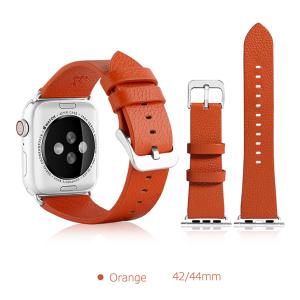 ノーザンブルー:本革APPLEWATCHバンド 42-44MM OR AW-LE02OR