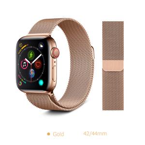 ノーザンブルー:ステンレスAPPLEWATCHバンド 42-44MM GD AW-ST02GD