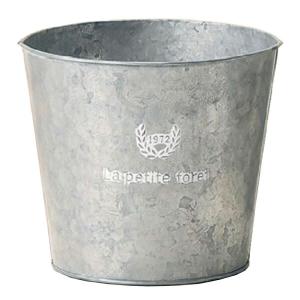 ケー イー アイ:フレンチシルバーブリキラウンドM 3389-C 4530254090756 インテリア 室内 観葉 多肉 サボテン