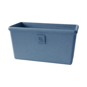 八幡化成:エコプランター角型ワイド 300 ネイビー  4966511231646 園芸 容器 プラ鉢 室内園芸 観葉
