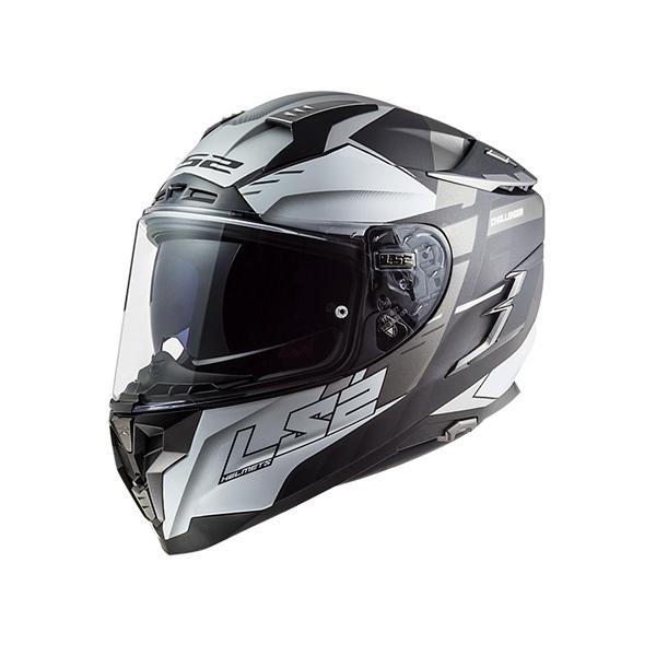 LS2 HELMETS:【国内正規品】CHALLENGER F MATT TITANIUM SILV...