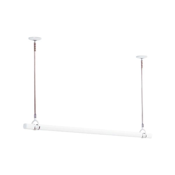 (あすつく) 川口技研:ホスクリーン 室内用物干竿 QL型 セット品 (QL-15-W 1本+SPC...