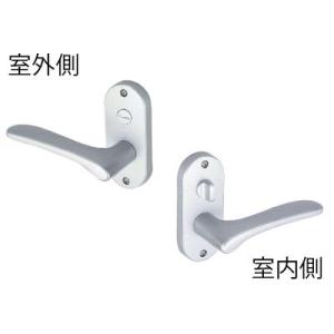川口技研:50mm Jレバー (20番)シリーズ 内締錠・小判座 ニッケル バックセット JL-20-3K-TN　BS50 川口技研 レバーハンドル