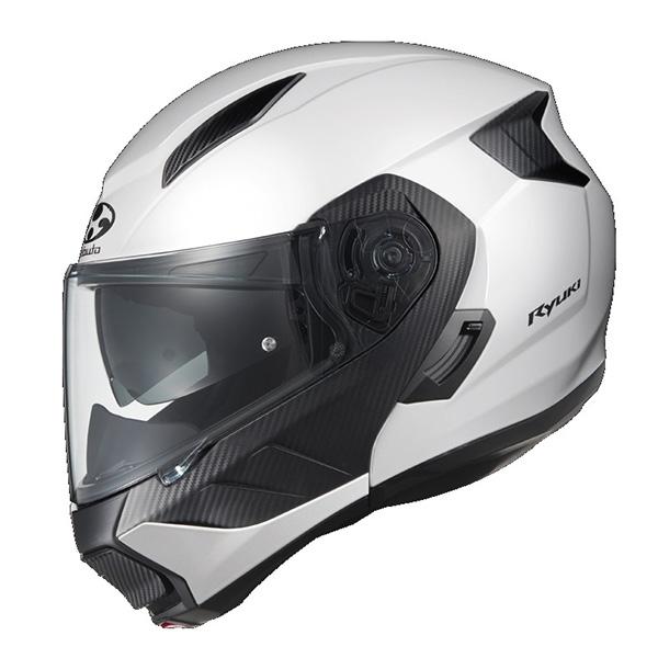 OGK KABUTO（オージーケーカブト） RYUKI ホワイトメタリック L 2076301