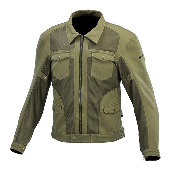 KOMINE(コミネ):JK-161 フィールドメッシュジャケット Olive L 07-161-O...