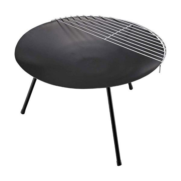 (あすつく) CAPTAIN STAG（キャプテンスタッグ）:ラウンド ファイアベース (ブラック)...