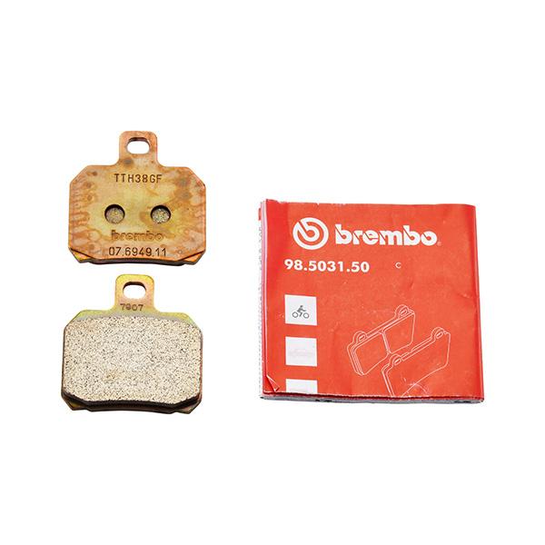 ブレーキパッド シンタード 1ピン ピストン径:同径 2POT:32mm/34mm用 107.694...