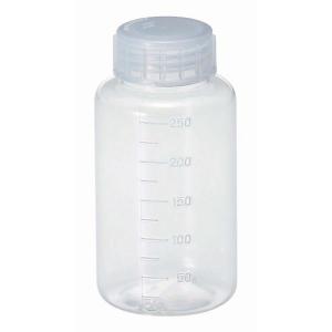 新潟精機:クリア広口ビン CBW-250 理化学 容器 透明 250ml CBW-250