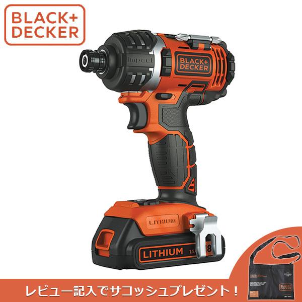 (あすつく) BLACK&amp;DECKER(ブラックアンドデッカー):18v コードレスインパクトドライ...