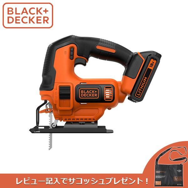 BLACK&amp;DECKER(ブラックアンドデッカー):18V コードレスオービタルジグソーバッテリー1...