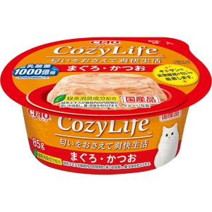 いなばペットフード:CIAO CozyLifeカップ まぐろ かつお 85g 4901133180705 匂いをおさえて爽快生活
