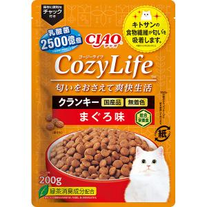 いなばペットフード:CIAO CozyLife クランキー まぐろ味 200g 4901133341120 CIAO