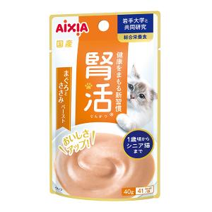 腎活 まぐろとささみペースト 40g JK-3 猫用フード NBウェット レトルトパウチ レトルトパウチ