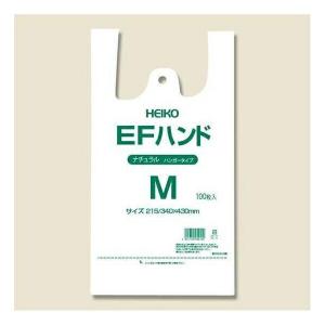 HEIKO(ヘイコー):【100枚】レジ袋 EFハンド ハンガータイプ M ナチュラル (半透明) 006645923 レジ袋 レジバッグ レジ 袋｜cocoterracemore